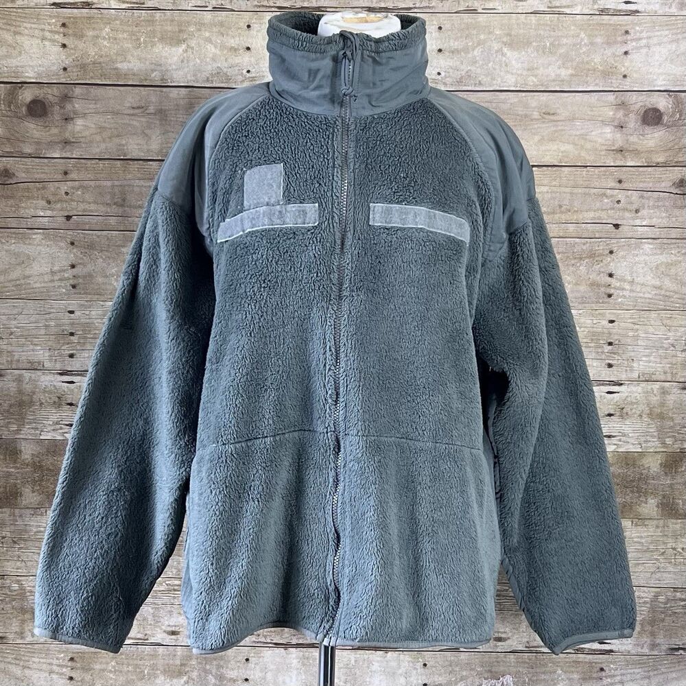 Peckham Polartec Fleece Jacket Mens Large Regular ECWCS Gen III L3 Foliage Green